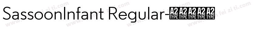 Sassoonlnfant Regular字体转换